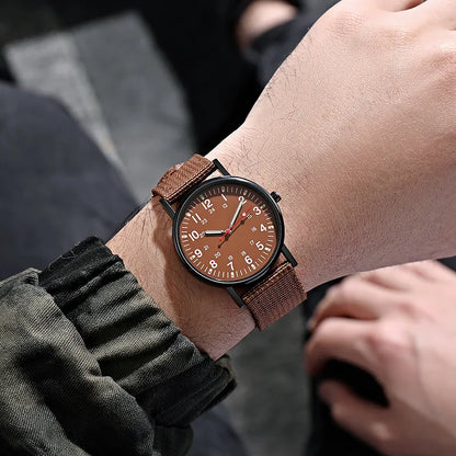 Fashion Mens Nylon Watches Luxury Men Army Military Quartz Watch Calendar Date Wristwatch Relogio Masculino Reloj Hombre