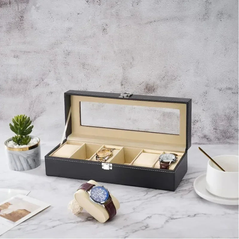 Luxury Leather Display Storage Collection