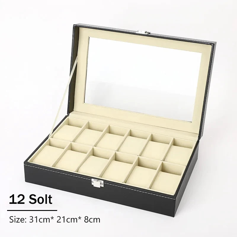Luxury Leather Display Storage Collection