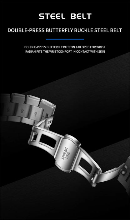 Top Luxury Square Man Watch Date Waterproof Luminous Men Wristwatch High Quality Leather Men's Quartz Watches+Box Reloj 2025 New