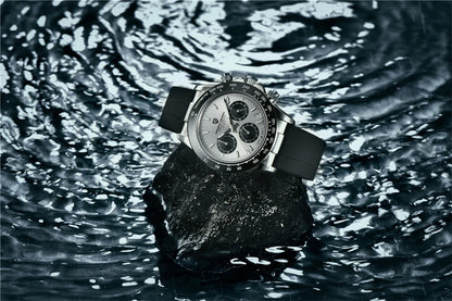 40mm New V2 PAGANI DESIGN Men's Quartz Watches Sapphire Retro Chronograph Stainless Steel Waterproof Watch Men Relogio Masculino