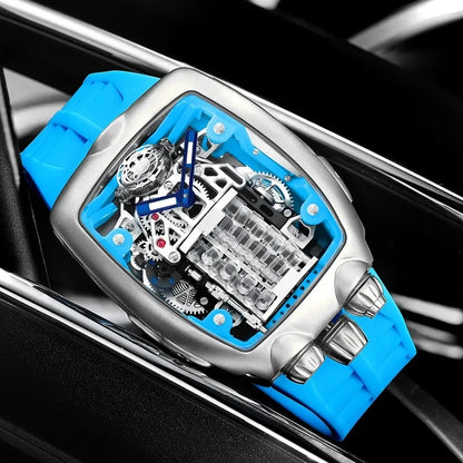 PINDU Design Mens Watches Top Brand Luxury Military Sport Men NH05 Automatic Watch Waterproof Mechanical Watches Men montre homm