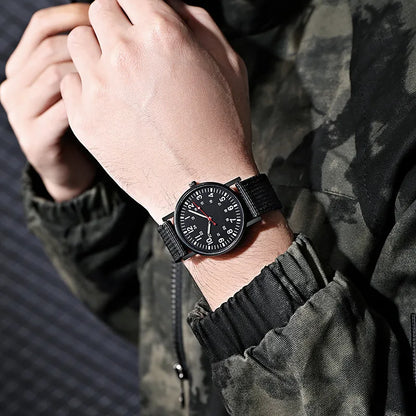Fashion Mens Nylon Watches Luxury Men Army Military Quartz Watch Calendar Date Wristwatch Relogio Masculino Reloj Hombre
