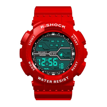 Outdoor Sport Men Watch Multifunction Large Screen LED Electronic Waterproof Luminous Military Digital Wristwatches Reloj Hombre