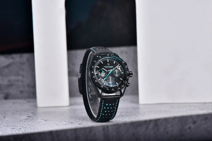PAGANI DESIGN Men's Watches Chronograph Top Luxury Watch For Men Quartz Wristwatches Chronograph Leather Waterproof Sports Clock
