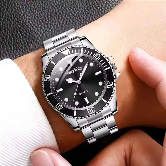 Luxury Large Dial Men Business Watches Fashion Male Quartz Watch Clock Sports Wristwatch Reloj Hombre