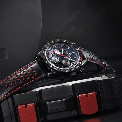 PAGANI DESIGN Men's Watches Chronograph Top Luxury Watch For Men Quartz Wristwatches Chronograph Leather Waterproof Sports Clock