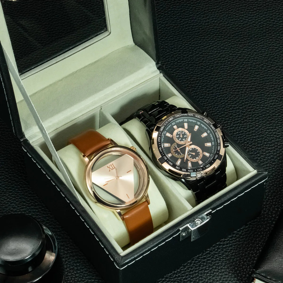 Luxury Leather Display Storage Collection