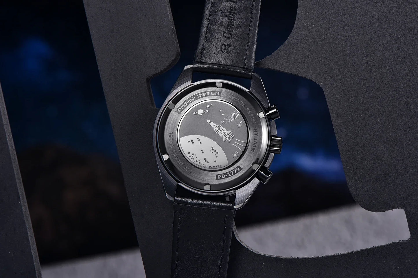 PAGANI DESIGN Men's Watches Chronograph Top Luxury Watch For Men Quartz Wristwatches Chronograph Leather Waterproof Sports Clock