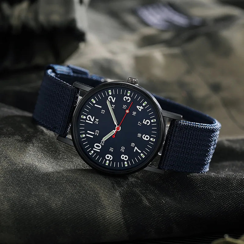 Fashion Mens Nylon Watches Luxury Men Army Military Quartz Watch Calendar Date Wristwatch Relogio Masculino Reloj Hombre