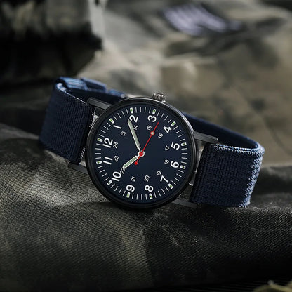 Fashion Mens Nylon Watches Luxury Men Army Military Quartz Watch Calendar Date Wristwatch Relogio Masculino Reloj Hombre