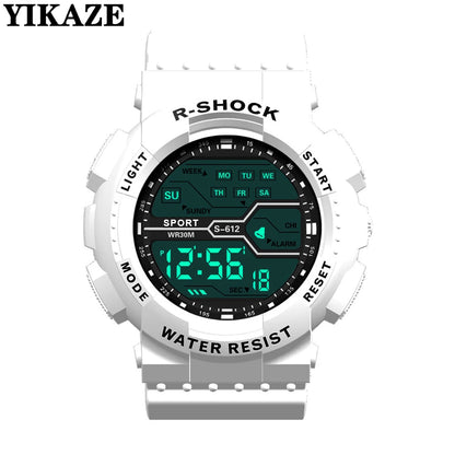 Outdoor Sport Men Watch Multifunction Large Screen LED Electronic Waterproof Luminous Military Digital Wristwatches Reloj Hombre