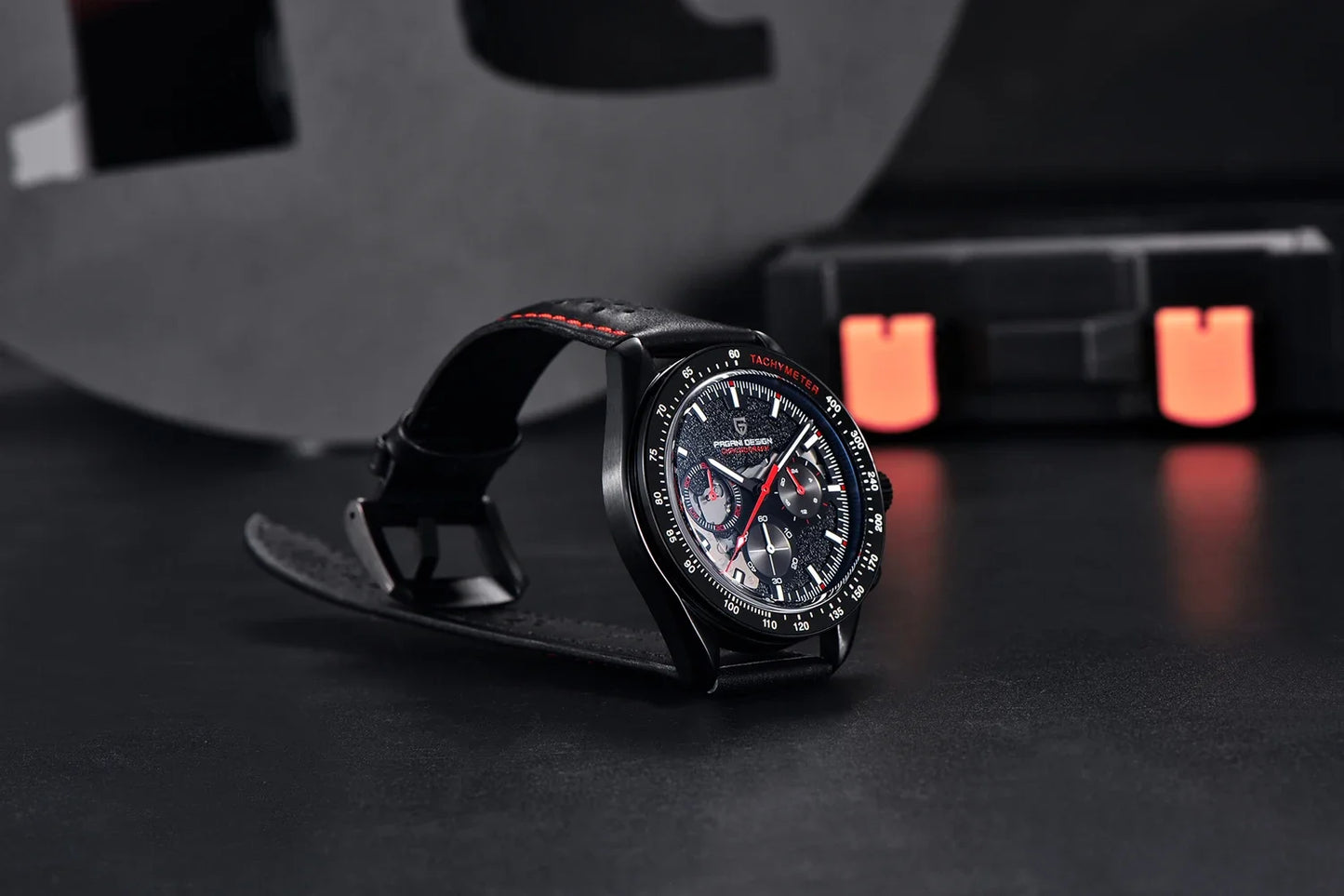 PAGANI DESIGN Men's Watches Chronograph Top Luxury Watch For Men Quartz Wristwatches Chronograph Leather Waterproof Sports Clock