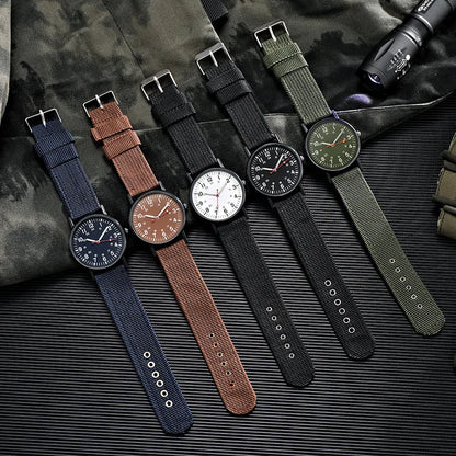 Fashion Mens Nylon Watches Luxury Men Army Military Quartz Watch Calendar Date Wristwatch Relogio Masculino Reloj Hombre