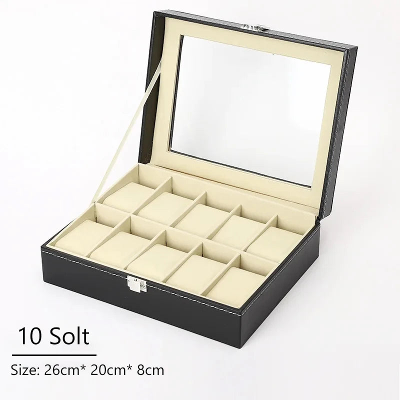 Luxury Leather Display Storage Collection
