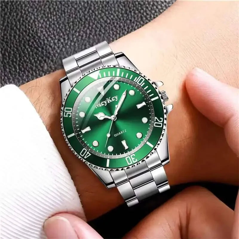 Luxury Large Dial Men Business Watches Fashion Male Quartz Watch Clock Sports Wristwatch Reloj Hombre