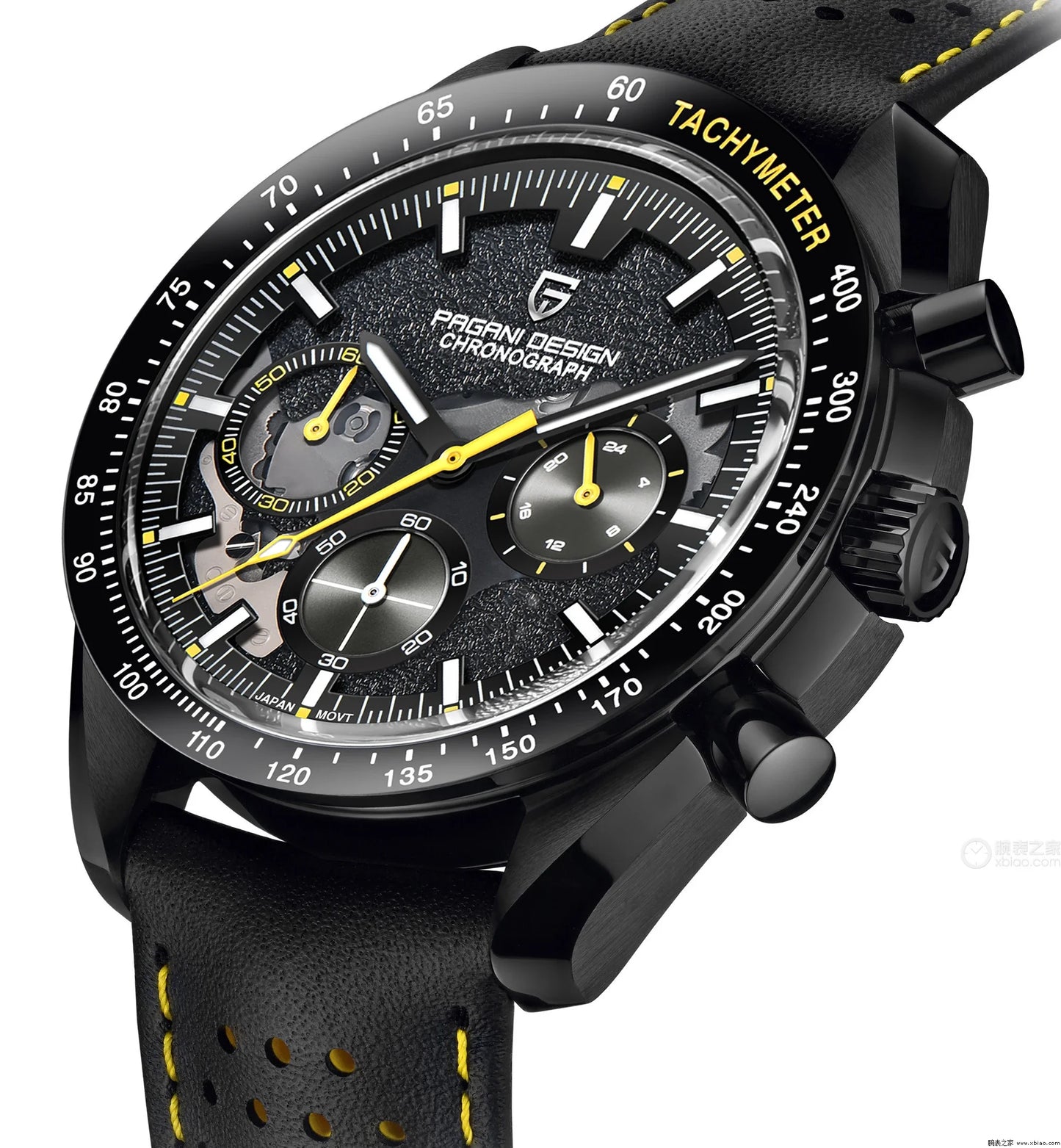 PAGANI DESIGN Men's Watches Chronograph Top Luxury Watch For Men Quartz Wristwatches Chronograph Leather Waterproof Sports Clock
